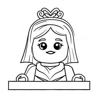 Eventyrlig Lego Prinsesse Fargeleggingsside 111732-48028