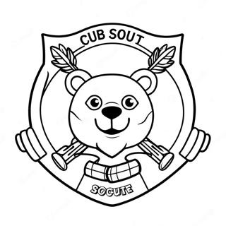 Cub Scout Logo Fargeleggingsside 111858-48118