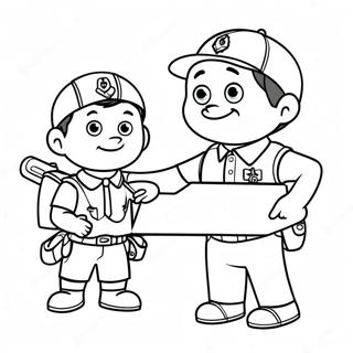 Cub Scout Morsomme Aktiviteter Fargeleggingsside 111860 48128