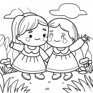 Lekne Sostre I En Hage Fargeleggingsside 112346 48510