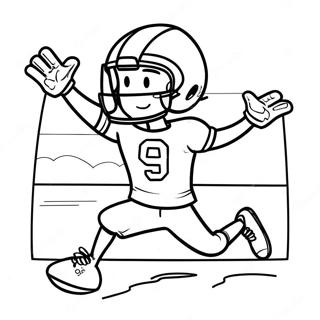 Sporty Tv Mann Spiller Fotball Fargeleggingsside 112756-48835