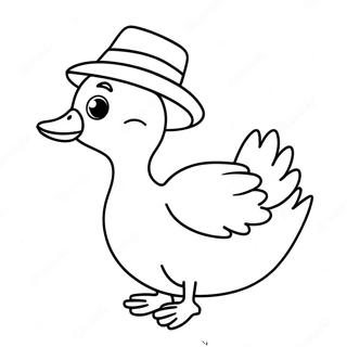 Morsom Gas Med Hatt Fargeleggingsark 113013 49145