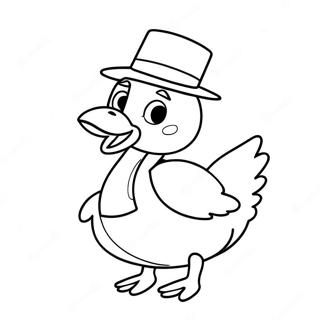 Morsom Gas Med Hatt Fargeleggingsark 113013 49146