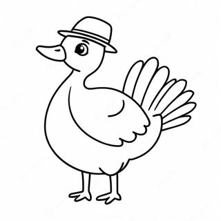 Morsom Gas Med Hatt Fargeleggingsark 113013 49148