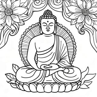 Meditativ Buddha Fargeleggingsside 113217-49301