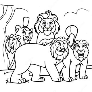 Daniel Og De Fryktinngytende Lovene Fargeleggingsside 113579-49594