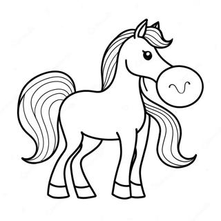 Jente Hest Fargeleggingsside 113756-49719