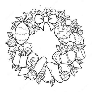 Preppy Jul Fargeleggingsark