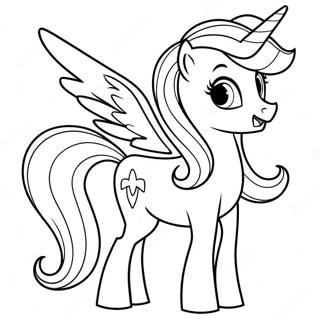 Celestia My Little Pony Fargeleggingsside 114734-50479