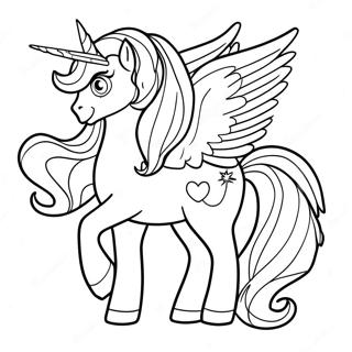Celestia My Little Pony Fargeleggingsside 114734-50480