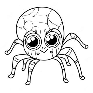 Morsom Edderkopp Med Store Oyne Fargeleggingsark 11612-1904