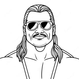 Fargeleggingsside Med Legendarisk Wwe Superstjerne 116337-51725