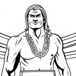 Fargeleggingsside Med Intens Wwe Mesterskapskamp 116339-51733