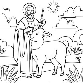 God Hyrde Fargeleggingsside 116439-51964