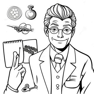 Leorio Paradinight Med Medisinsk Utstyr Fargeleggingsside 116672-52160