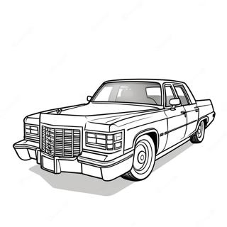 Luksus Cadillac Sedan Fargeleggingsside 116723-52195