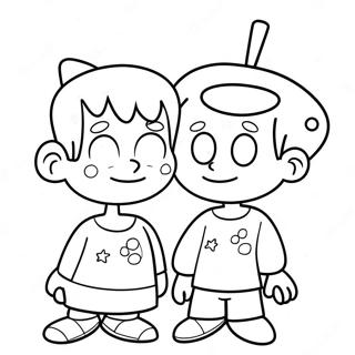 Timmy Turner Og Jimmy Neutron Fargeleggingsside 116774-52229