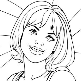 Fargeleggingsside Med Gwen Stacy Som Smiler 116981-52394