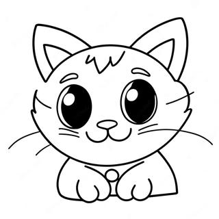 Lekende Cat Noir Fargeleggingsside 117652-52905