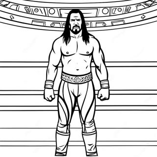 Wwe Superstjerne Inngang Fargeleggingsside 117831 53042