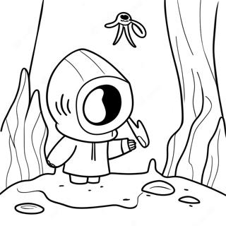 Eventyrlig Sma Mareritt Scene Fargeleggingsside 117908 53097