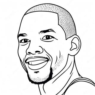 Kevin Durant I Aksjon Fargeleggingsside 118038-53200