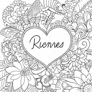 Fargerike Vennlighet Meldinger Fargeleggingsside 118090-53241