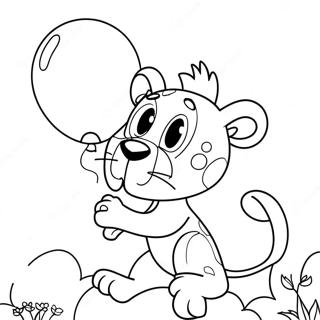 Rosa Panter Fargeleggingsark