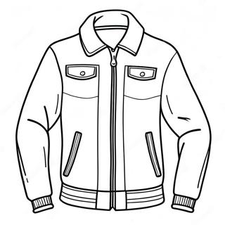 Lys Rod Jakke Fargeleggingsside 118348-53443