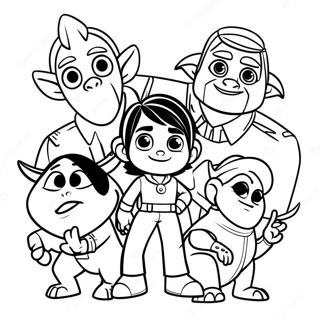 Trolljegere Fargeleggingsark