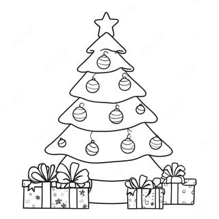 Fargerik Juletraer Fargeleggingsside 118937-54015