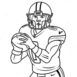 New Orleans Saints Spiller I Aksjon Fargeleggingsside 119014-54073