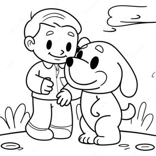 Steve Og Maggie Som Leker Sammen Fargeleggingsark 119220 54237