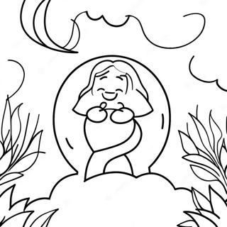 Manna Fra Himmelen Fargeleggingsside 119271-54278