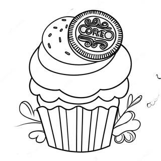 Oreo I En Muffins Fargeleggingsside 119555-54498