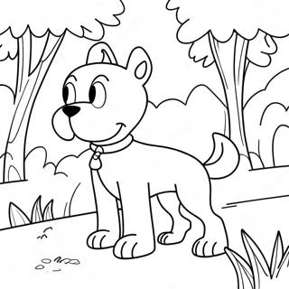 Eventyrlysten Kathund I Parken Fargeleggingsside 120019 54857