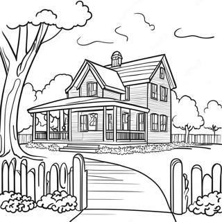 Sjarmerende Alabama Gardshus Fargeleggingsside 120072 54902