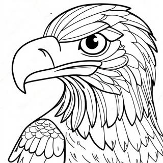 Fargeleggingsside Med En Majestetisk Orn 120121-54934