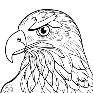 Fargeleggingsside Med En Majestetisk Orn 120121-54936