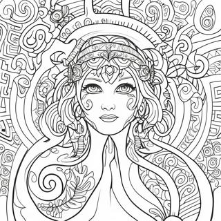 Fargelegging Av Fantasi Labyrint 120250-55037