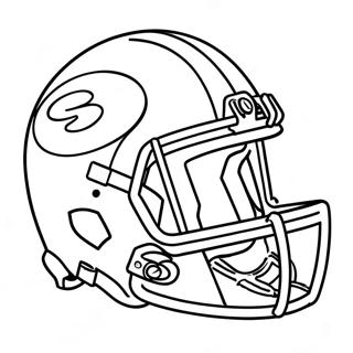 Nfl Hjelmer Fargeleggingsark