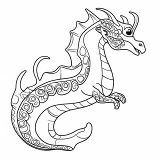 Lekende Havdrage Fargeleggingsside 121505-56184