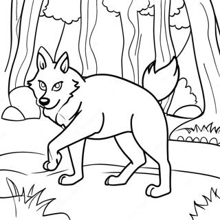 Wolf Fargeleggingsark