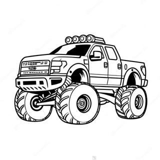 Ford Raptor Monster Truck Fargeleggingsside 121939 56528