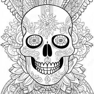 Detaljert Hodeskalleanatomi Fargeleggingsside 122298-56856