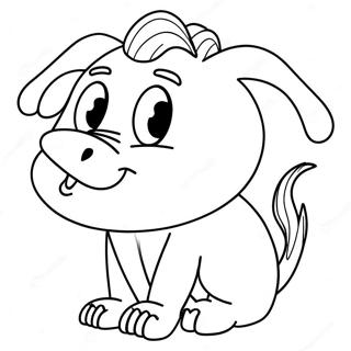 Tullete Stygg Dyr Fargeleggingsside 122399 56937