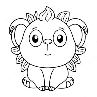 Tullete Stygg Dyr Fargeleggingsside 122399 56938