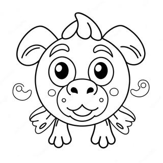 Tullete Stygg Dyr Fargeleggingsside 122399 56939