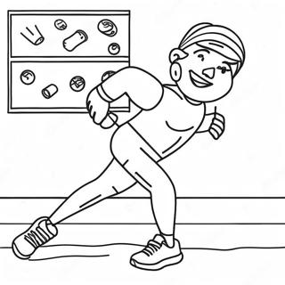 Morsomme Treningstips Plakat Fargeleggingsside 122969-57384