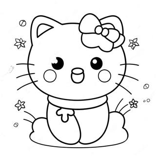 God Jul Hello Kitty Fargeleggingsside 124121-58364